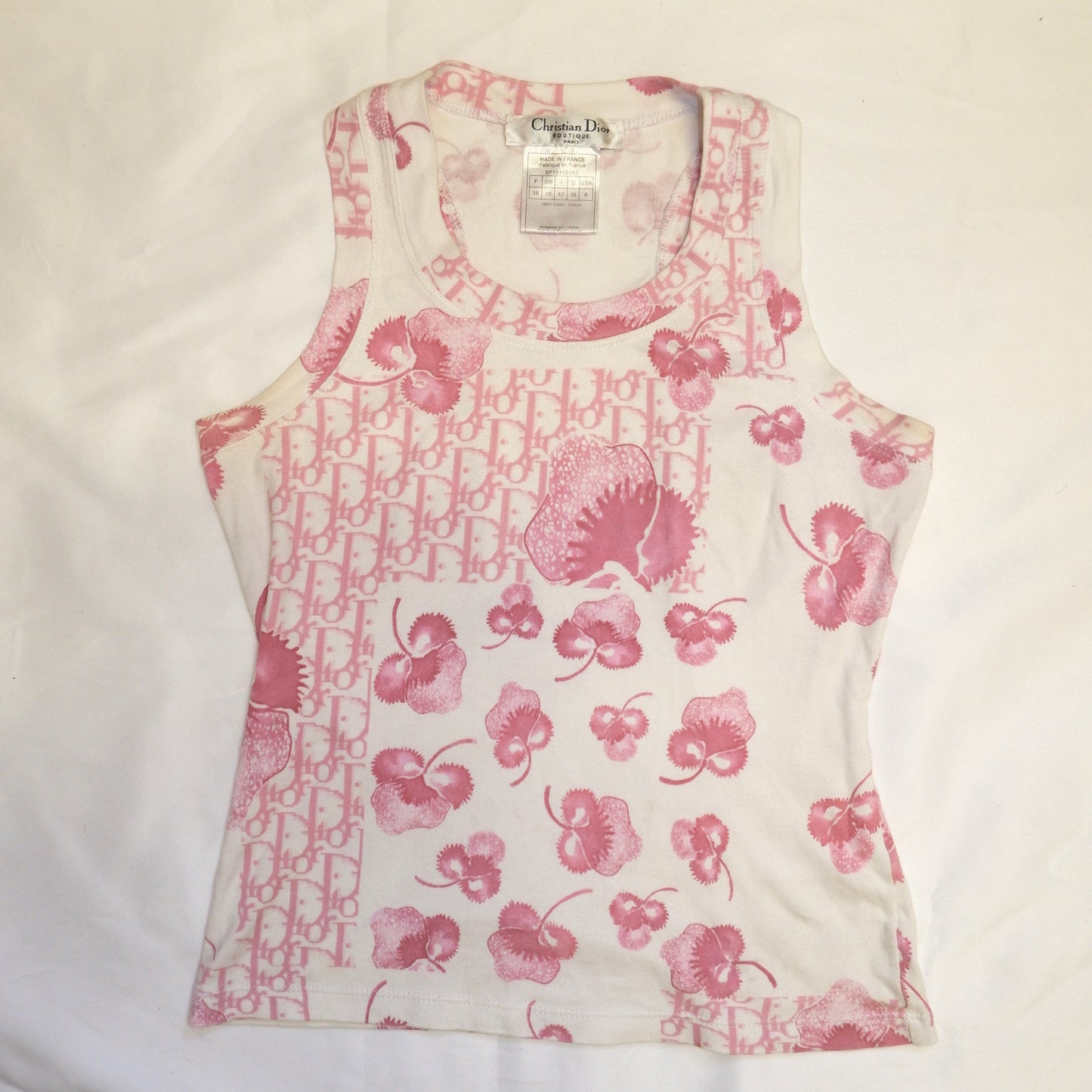 Dior Cherry Blossom Tank | Size S-M