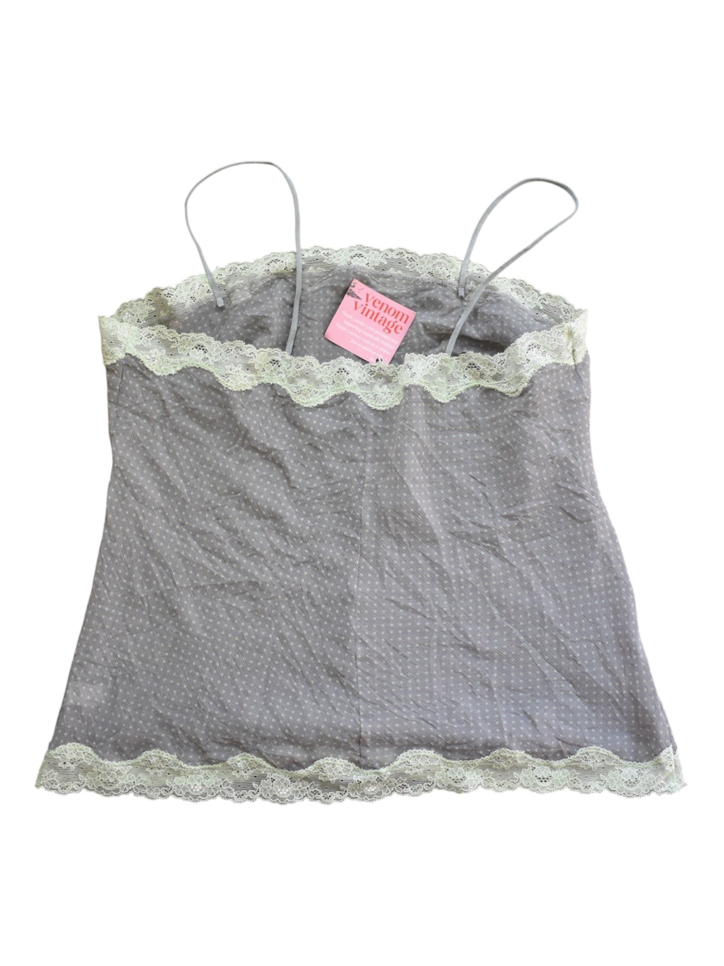 Mint + Grey Japanese Cami | Size M