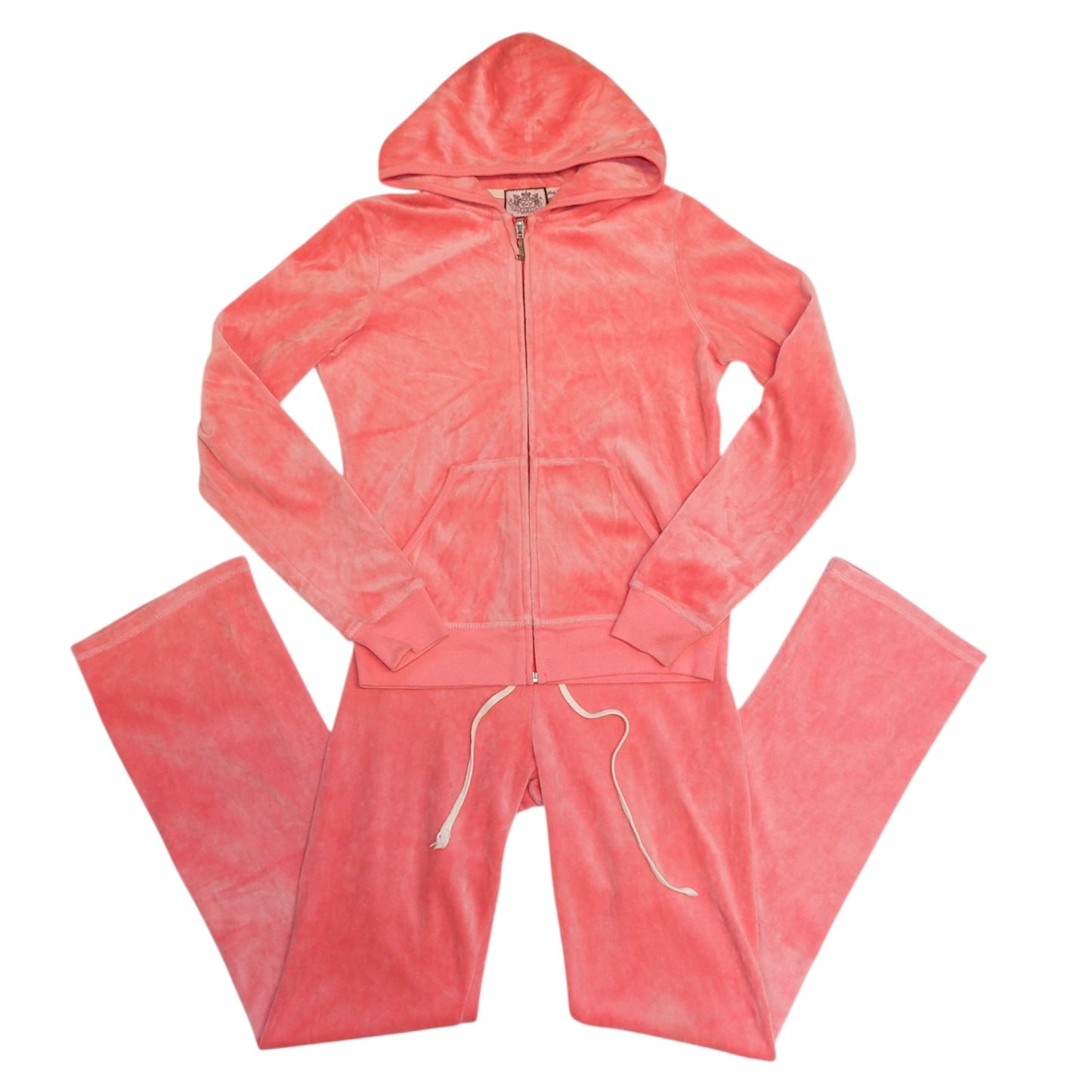 Coral Pink Y2k Juicy Tracksuit