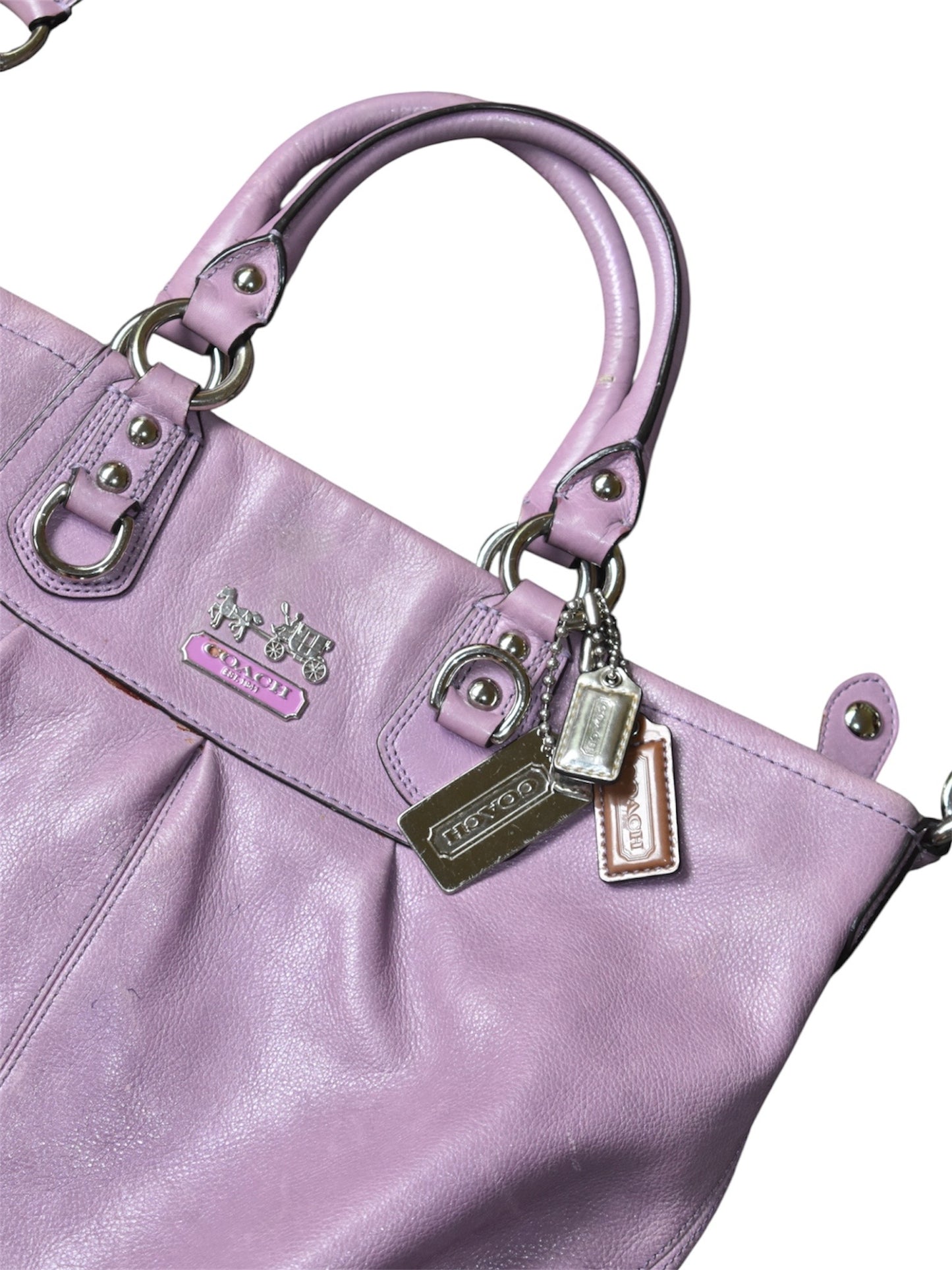 Lilac Coach Handbag
