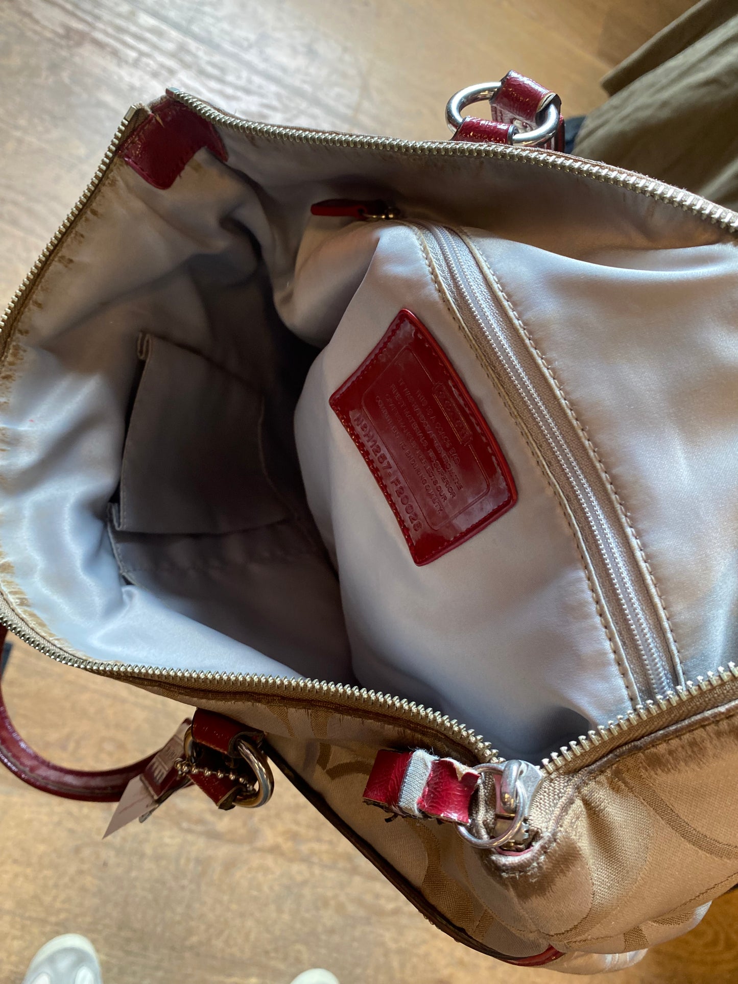 00s Cherry Poppy Coach Bag