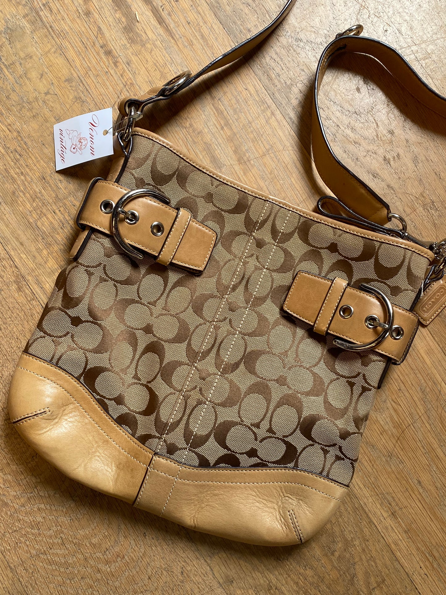 Over the Shoulder Coach Buckle Bag