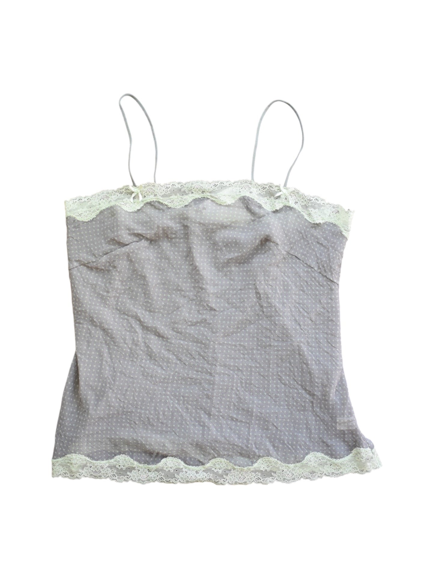 Mint + Grey Japanese Cami | Size M