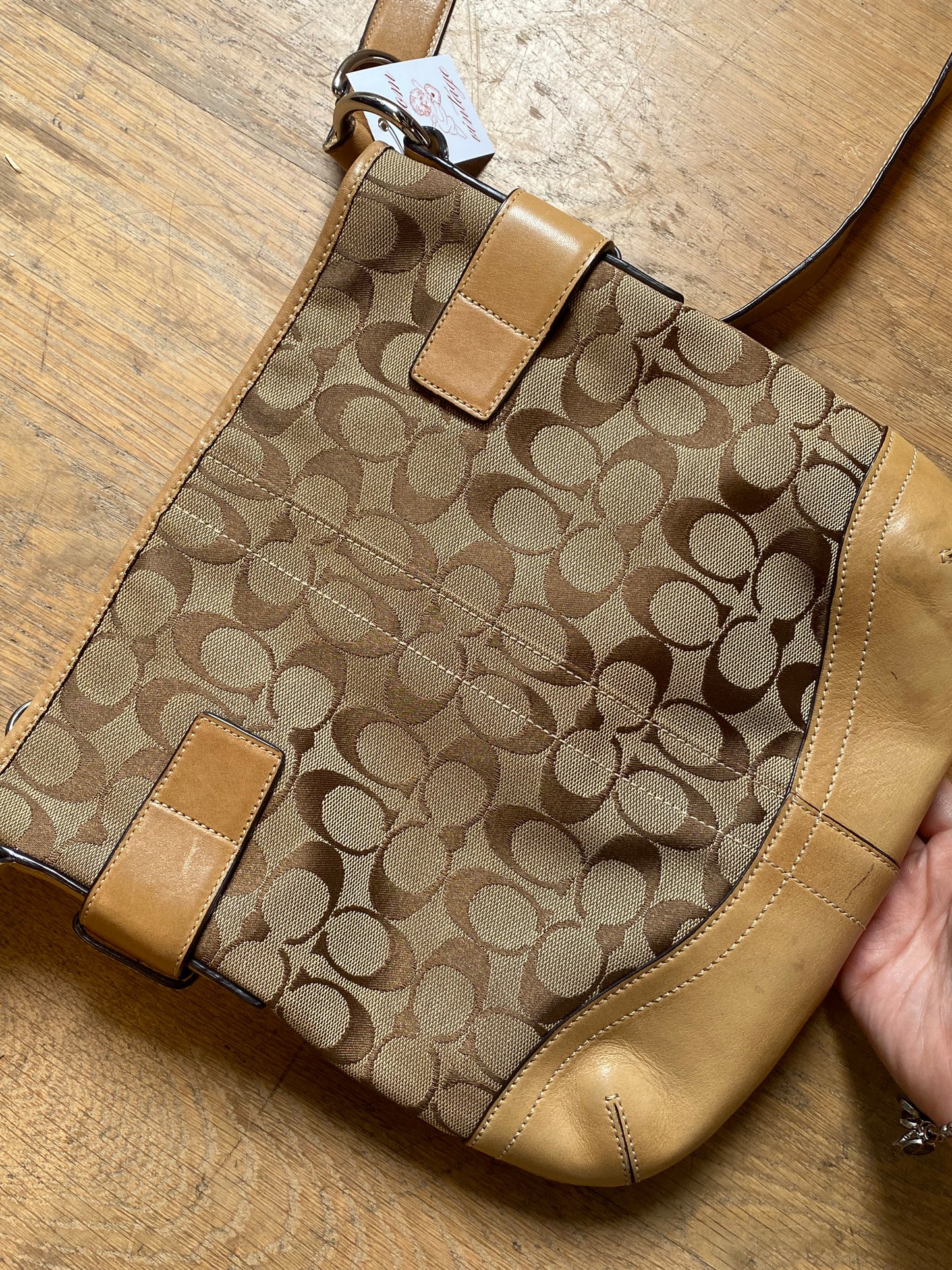 Over the Shoulder Coach Buckle Bag