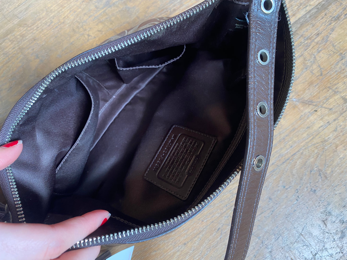 00s Chocolate Coach Bag