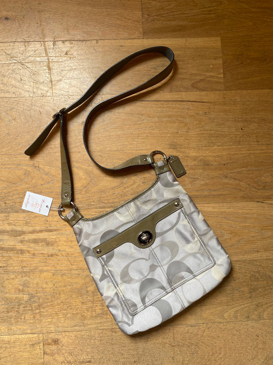 00s Grey Coach Bag