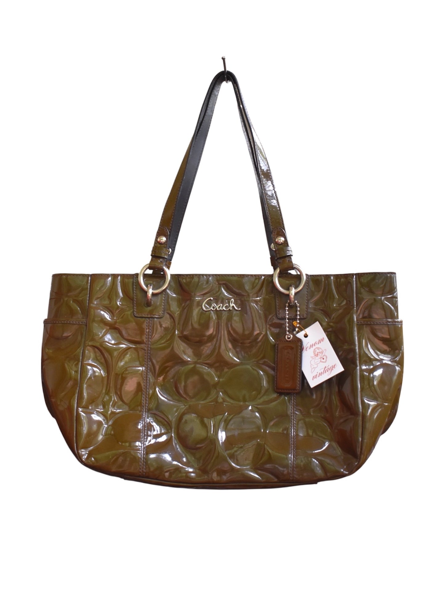 Patent Leather Coach Bag