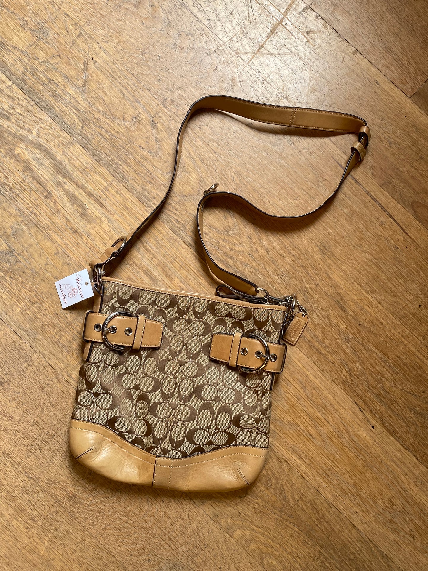 Over the Shoulder Coach Buckle Bag